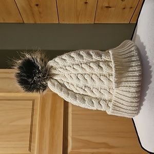 Interchangeable puff ball hat